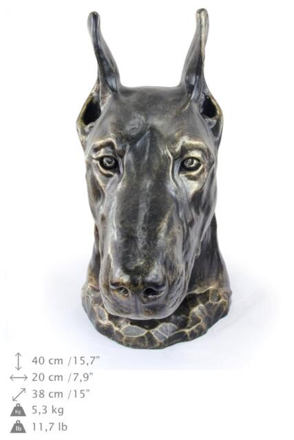 Doberman - Cropped, Dog Big Head Statue, Limited Edition, Artdog - image 1