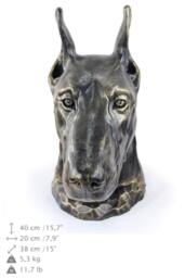 Doberman - Cropped, Dog Big Head Statue, Limited Edition, Artdog - thumbnail 1