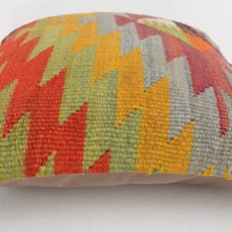 Kilim Pillow K20 16x16Inc, Kilim Cover, Home Decor, Decorative Throw - thumbnail 3