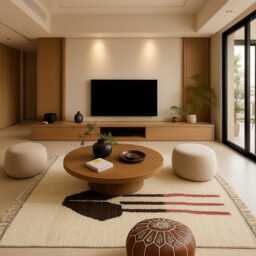 Handmade Beni Ourain Rug White Moroccan Wool Area Rug - thumbnail 2