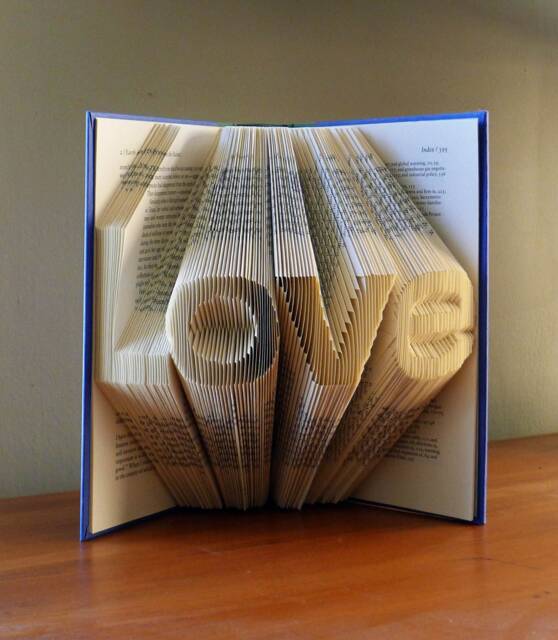 Gifts For The Couple Wedding Love First 1st Anniversary Book Lovers - Decor Gift Him Her - image 1