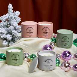 Rosewood Lux Candle 12Oz Ceramic Jar, Coconut Apricot Wax - thumbnail 3