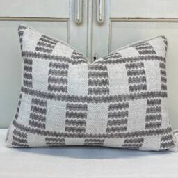 Cushions Made in Fermoie Cove Linen Luxury Designer Decorative Grey Neutral Cushion Pillow Throw Cover - thumbnail 2