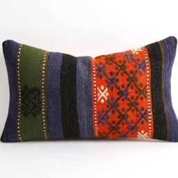 Kilim Cushion Aion, Kilim Pillowcase - thumbnail 2