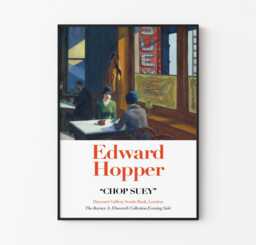 Edward Hopper Print, Chop Suey Exhibition Poster, American Realism Wall Art, Vintage Diner Art Nighthawks Artist - thumbnail 1