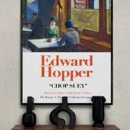 Edward Hopper Print, Chop Suey Exhibition Poster, American Realism Wall Art, Vintage Diner Art Nighthawks Artist - thumbnail 2
