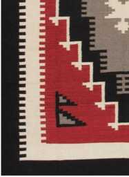 Custom Handwoven Wool Kilim Rug Southwest Tribal Design - thumbnail 3