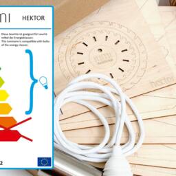 Hektor Wood Lamp, Painted - thumbnail 4