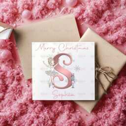 Personalised Ballerina Christmas Decoration - Granddaughter Gift Custom Bauble For Girls Stocking Filler Box - thumbnail 2