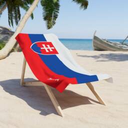 Slovakia Beach Towel - thumbnail 4
