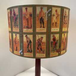 Golfing Lampshade Vintage Golfers Shabby Chic Green Fathers Day Gift Fatta Da Mamma - thumbnail 2