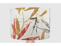 Burnt Orange Leaves Lampshade, Table Floor Lamp/Ceiling Pendant, Small Medium Large, 15cm 20cm 25cm 30cm 35cm 40cm Fabric Drum Light Shade