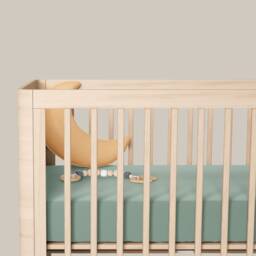 Baby Cot-Bed-Fitted-Sheet-100% Cotton, Plain Olive Green, 60 X 120 cm , 70 140 cm, Snuz Pod Crib - 80 44 Space Saver - thumbnail 2