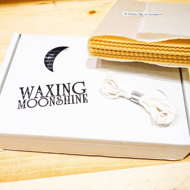 Candle Making Kit - 12 Candles Beeswax Set Waldorf Craft Diy Sheets Ss - image 1