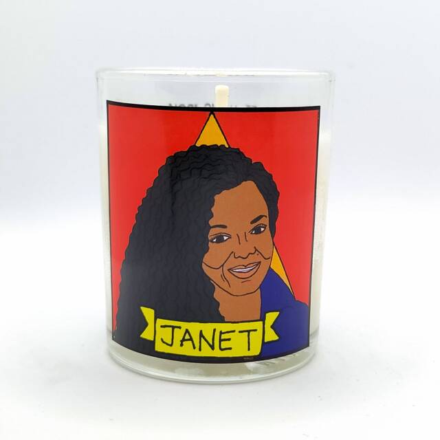 Janet Jackson Glass Votive Candle // Lgbtq Altar - image 1