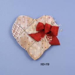 Reclaimed Wood Heart Wall Hanging Rustic Farmhouse Decor - thumbnail 3