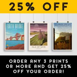 Isle Of Skye Travel Poster, Old Man Storr, Scotland Scottish Art, Gifts - thumbnail 2