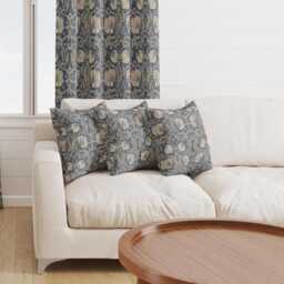 William Morris Pimpernel Navy Pillow/Cushion Cover - thumbnail 1