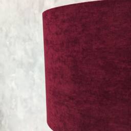 Brushed Recycled Wine Linen Style Drum Lampshade, Handmade Light Shade Colourful, Home Decor - thumbnail 2