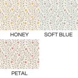 Gathered Lampshade - Pure Edit Yasmina Linen Various Colours Flat Bottom Lamp Or Pendant Light - thumbnail 2