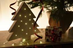 Christmas Tree, Wooden Ecofriendly Minimal Design Reclaimed Home Decor, Living Xmas Decor