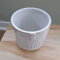 Ceramic Plant Pot With Quirky Face - thumbnail 2
