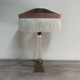 The Brown Peggy Fringed Lampshade Art Deco Style, Handmade in England - thumbnail 3