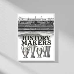 Chelsea Fc Uefa Winners Print Football History Poster - thumbnail 3