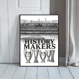 Chelsea Fc Uefa Winners Print Football History Poster - thumbnail 2