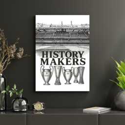 Chelsea Fc Uefa Winners Print Football History Poster - thumbnail 1