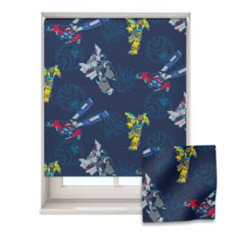 Transformers Roller Blind, Children's Made To Measure, Blackout Blind