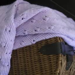 Baby Girl Light Purple Blanket - thumbnail 3