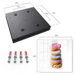 Colorful Donuts Key Cabinet For Home, Pink Industrial Box, Photographic Food, Sweets Lovers - thumbnail 4