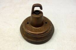Brass Ceiling Hook Lamp Chandelier Light Wall Patras Wooden Mount Hanging Chain Antique Old