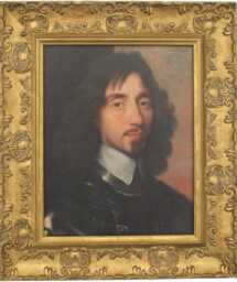 Thomas Fairfax Framed Picture, English Civil War , Oleograph - thumbnail 1