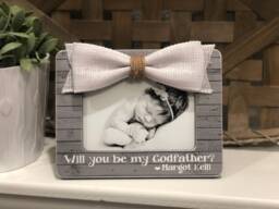 Personalized Godfather Proposal Picture Frame Godchild Gift - thumbnail 1