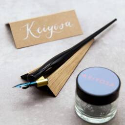 Oru Pen Rest - Minimalist Wooden Holder, Desk Accessory For Writers & Artists - thumbnail 3