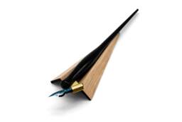 Oru Pen Rest - Minimalist Wooden Holder, Desk Accessory For Writers & Artists