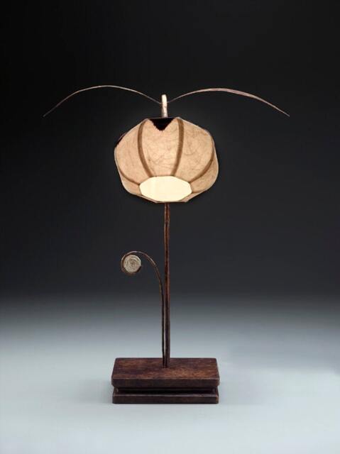 Guardian Lamp Bronze Accent Table Lamp With Wood Base