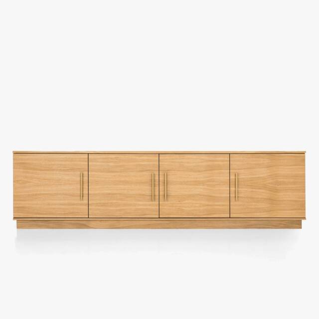 Mid-Century Sideboard, Dresser, Commode, Credenza Made Of Oak Vaneer - Livlo D-S08 - image 1