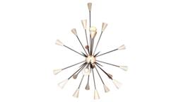 Custom Listing Richard Large Statement Mid Century Starburst Chandelier Light - thumbnail 1
