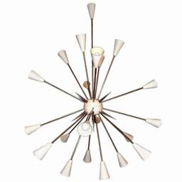 Custom Listing Richard Large Statement Mid Century Starburst Chandelier Light - thumbnail 3