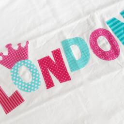 Personalized Name Pillowcase - Match Your Room Satin Pillow Case Applique Letters 320 Thread Count - thumbnail 2