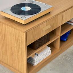 Mid-Century Sideboard, Dresser, Commode, Credenza Made Of Oak Vaneer - Livlo D-S07 - thumbnail 4