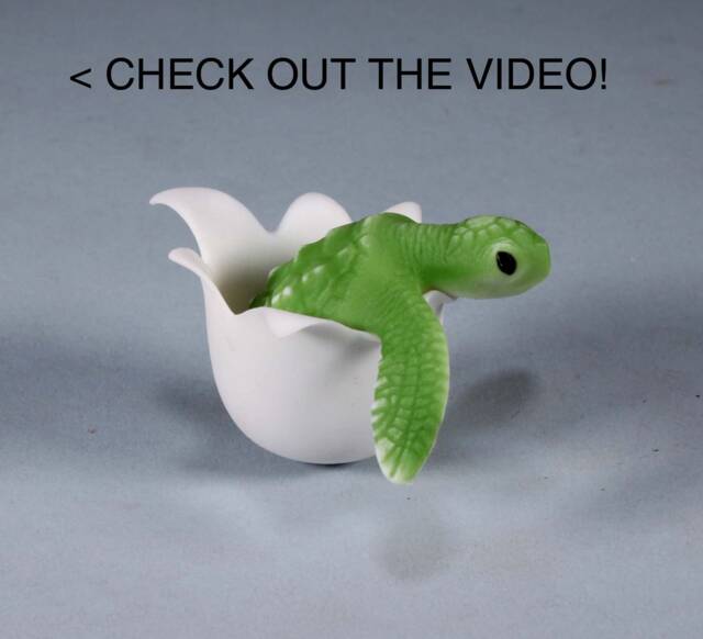 "Hatching Turtle By John Perry ""Mobile" - image 1