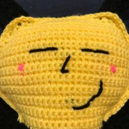 Crochet Bumblebee Ragdoll - Acrylic Cuddle Toy - thumbnail 4