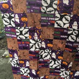Throw Blanket, Patchwork Handmade Throw Patchwork, Throw, Sofa Bed Halloween, Lounge Room, Handmade - thumbnail 4