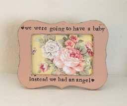 Infant Loss Memorial Picture Frame, Miscarriage Remembrance Gift 4x6 Keepsake