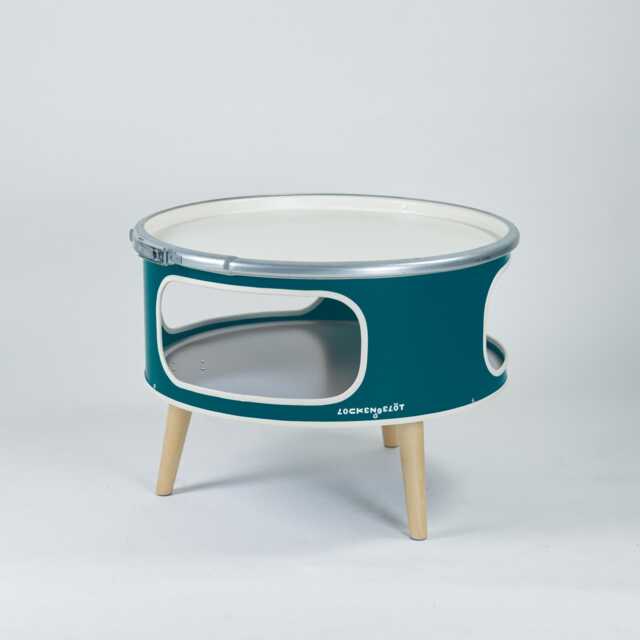 Betty - Oil Barrel Coffee Table - Industrial With Storage German Design Handmade in Hamburg - image 1