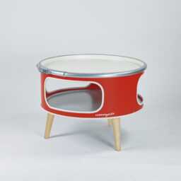 Betty - Oil Barrel Coffee Table - Industrial With Storage German Design Handmade in Hamburg - thumbnail 3